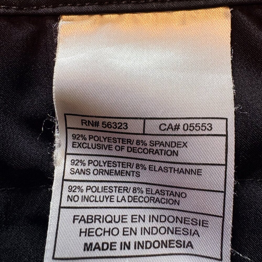 Nike Golf Tech Women's Woven Shorts Size 12 Black Stripe Long Walking Shorts EUC - Picture 6 of 9